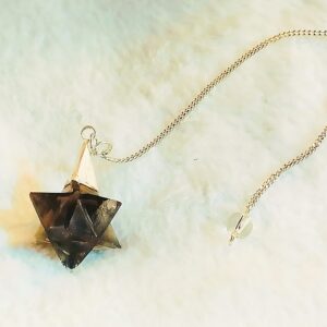 Pendolo Merkaba Quarzo fumé