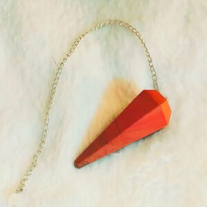 Pendolo Diaspro Rosso Grande