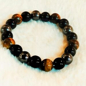 Ossidiana, Ematite e Occhio di Tigre.