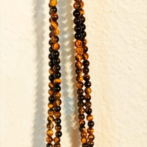 Collana perle occhio di tigre