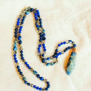 Collana lapislazzuli pendente